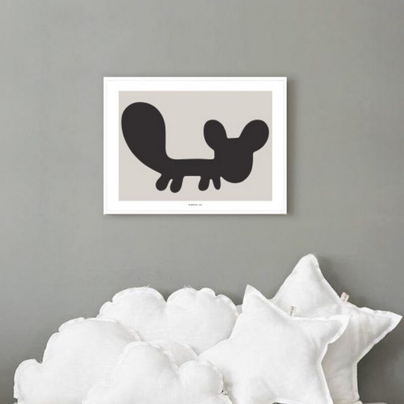 ArtPrint - Squirrel Grey